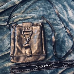 Unique Silver Crossbody Purse
